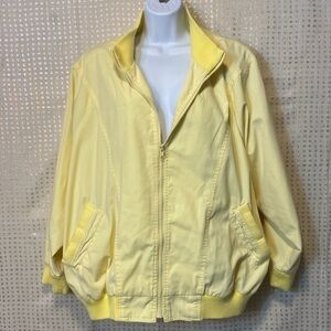 Vintage CBO New York Yellow Zip Up Jacket